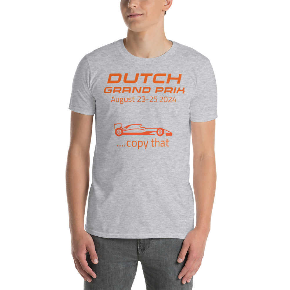 2024 Dutch Grand Prix (Orange) Short-Sleeve Unisex T-Shirt