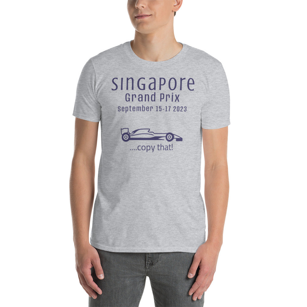 2023 Singapore Grand Prix Short-Sleeve Unisex T-Shirt