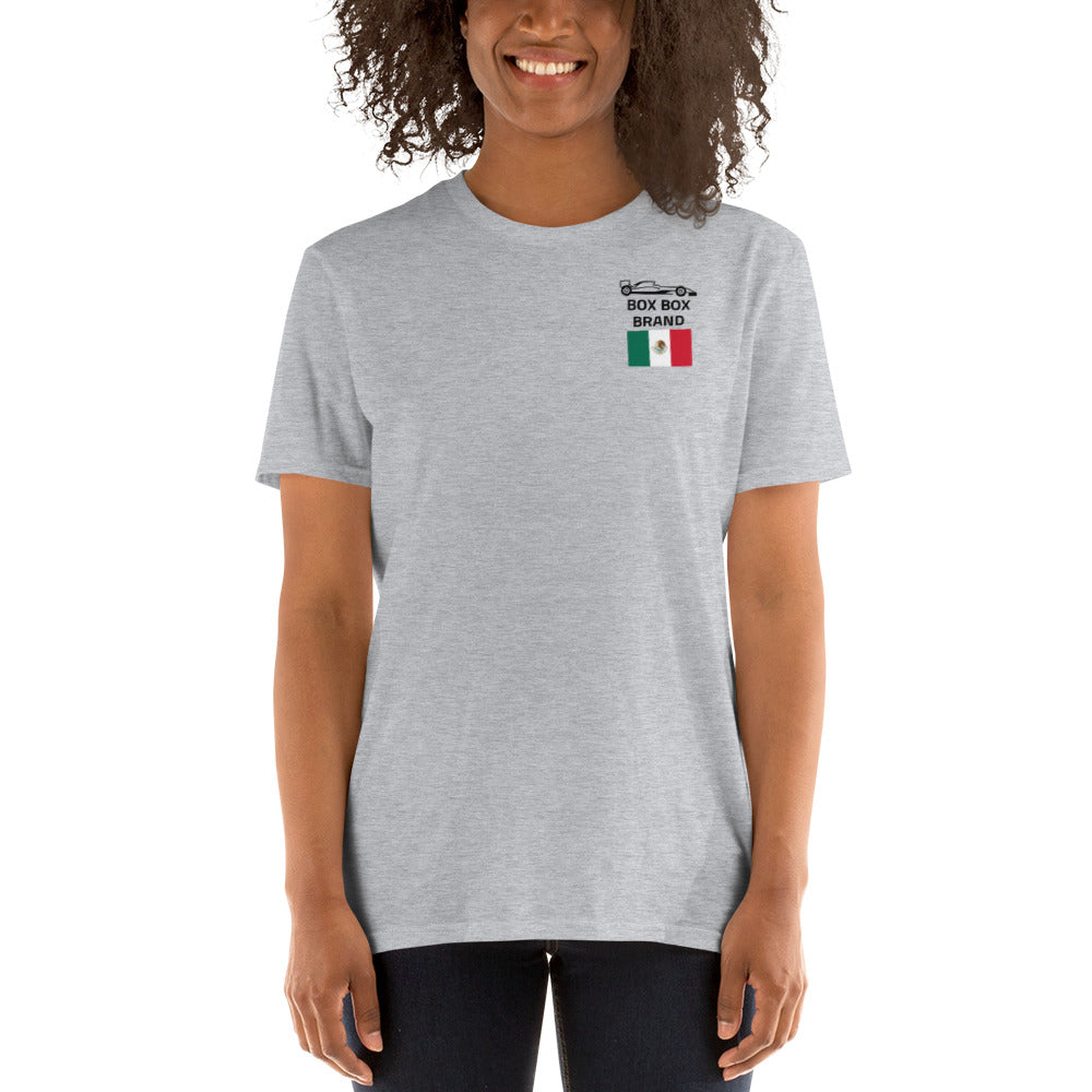 2023 Mexico Grand Prix Reverse Short-Sleeve Unisex T-Shirt