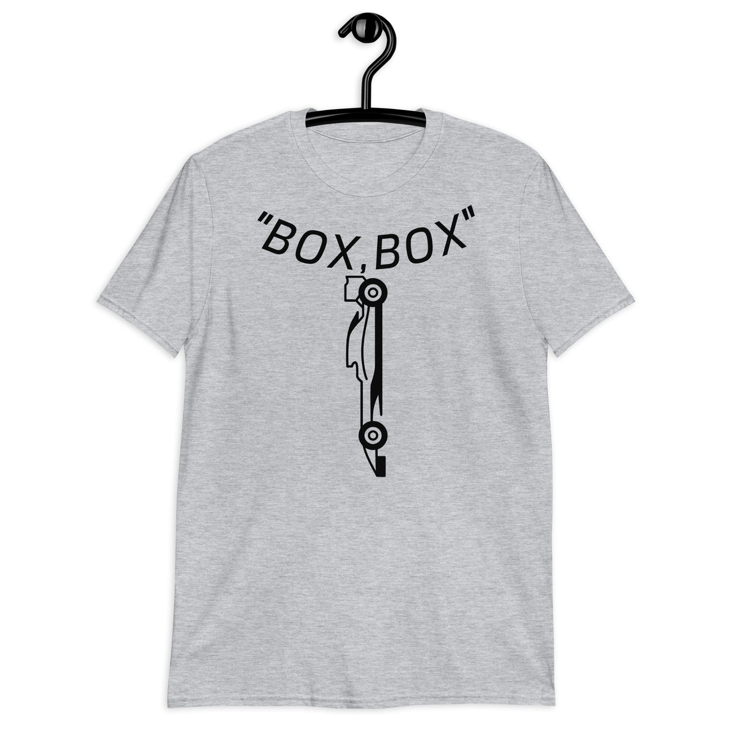 'BOX,BOX" Front-Light (Curve) Short-Sleeve Unisex T-Shirt