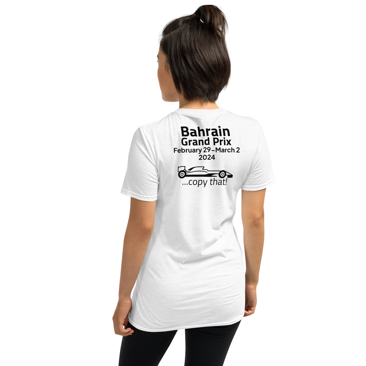 2024 Bahrain Grand Prix Reverse Short-Sleeve Unisex T-Shirt