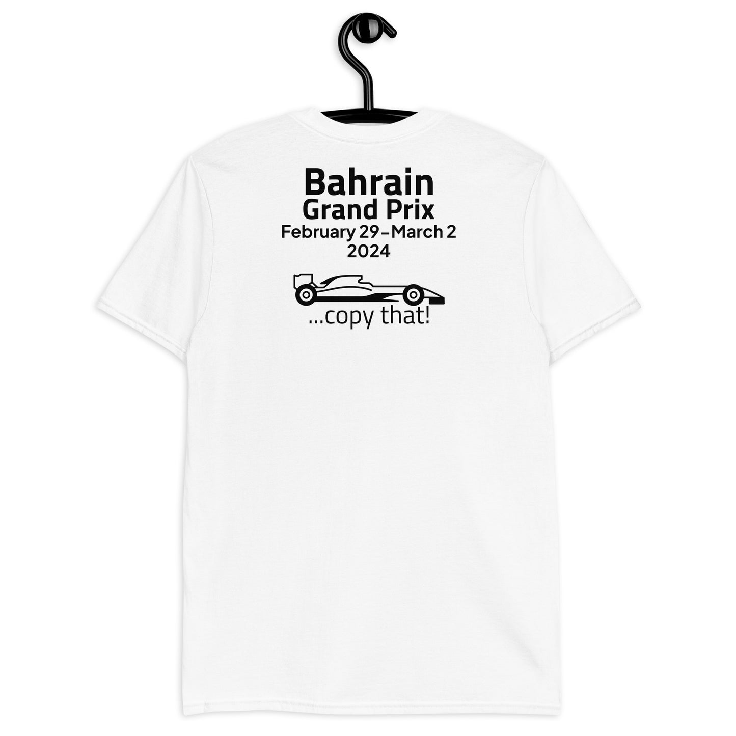 2024 Bahrain Grand Prix Reverse Short-Sleeve Unisex T-Shirt