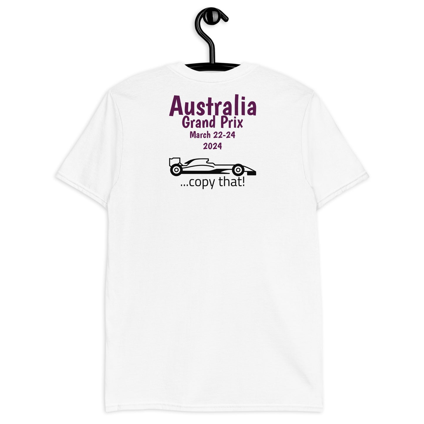 2024 Australian Grand Prix Reverse Short-Sleeve Unisex T-Shirt