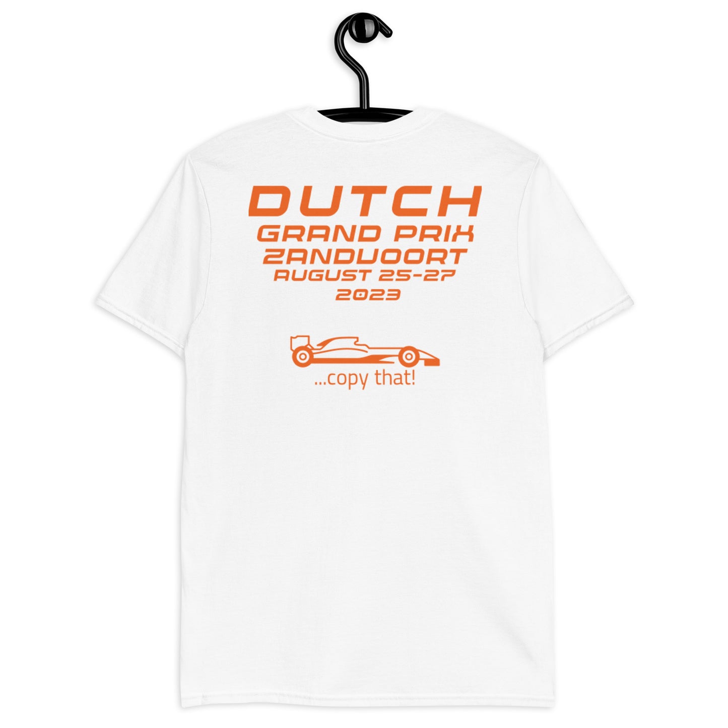 2023 Dutch Grand Prix Zandvoort Reverse Short-Sleeve Unisex T-Shirt