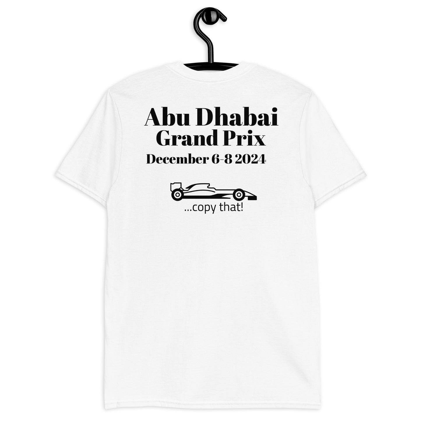 2024 Abu Dhabi Grand Prix Reverse Short-Sleeve Unisex T-Shirt