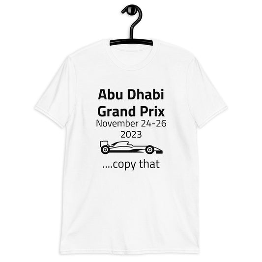 2023 Abu Dhabi Grand Prix Short-Sleeve Unisex T-Shirt