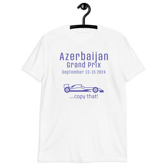 2024 Azerbaijan Grand Prix Short-Sleeve Unisex T-Shirt